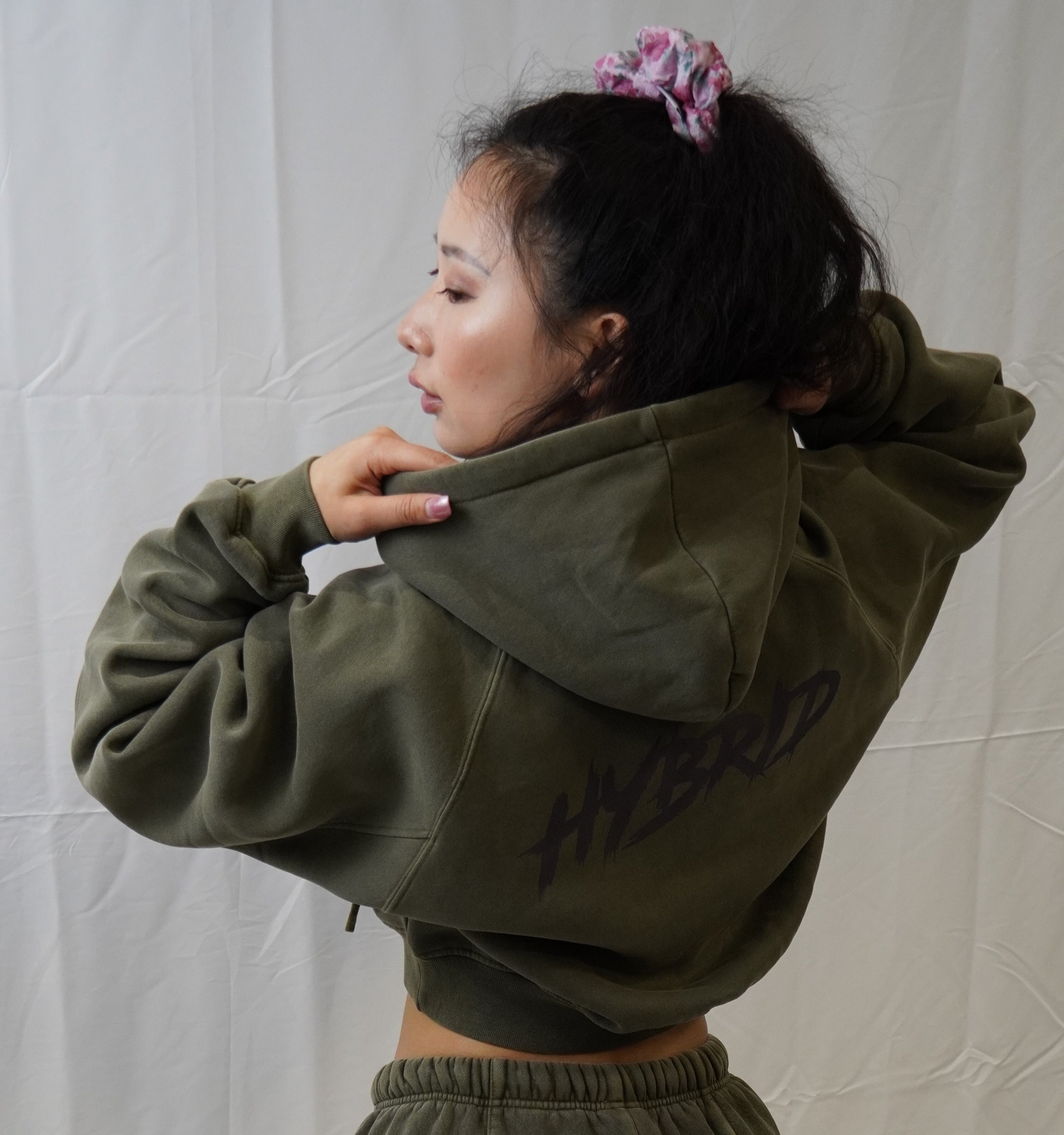 Hybrid Vintage Washed Style Hoodie